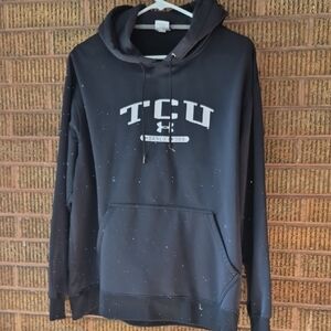 Under Armour Black TCU Logo Hoodie
